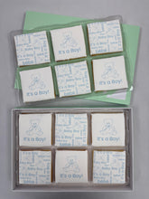 Load image into Gallery viewer, Baby Boy Word Cloud Gift Box
